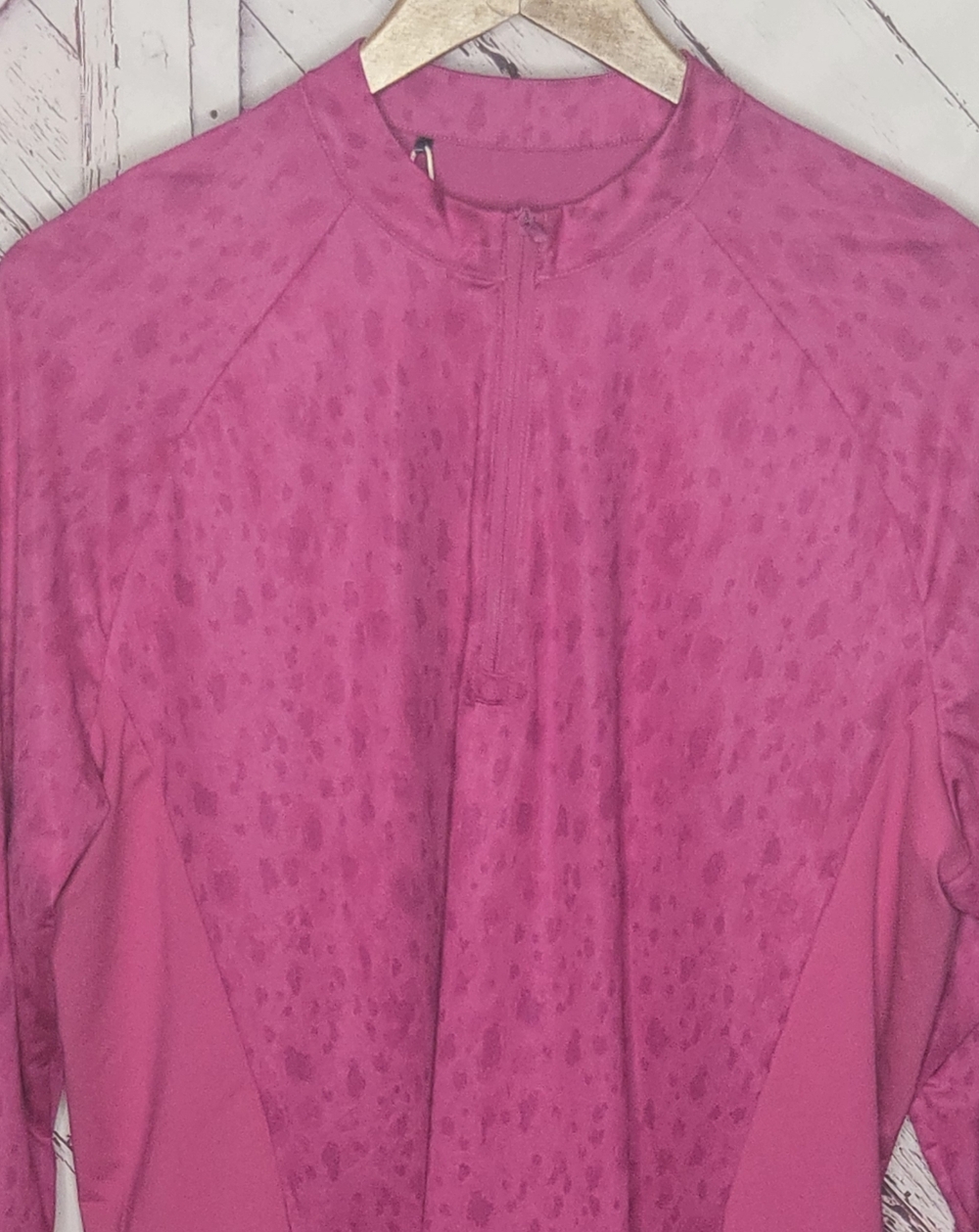 Adidas Ultimate Golf UPF 50+ Pink Long Sleeve Shirt - Picture 3 of 4